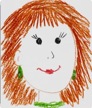 Drawing — Alisia, age 4
